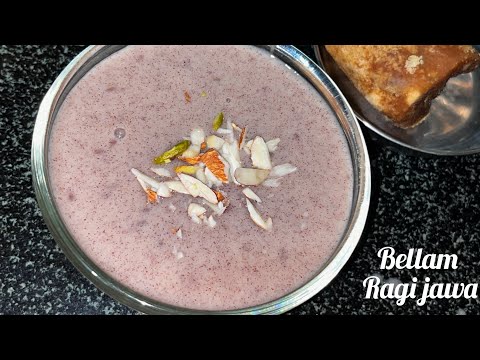 Bellam Ragi ambali || How to make Healthy Ragi malt recipe in telugu ||  Finger millet porridge