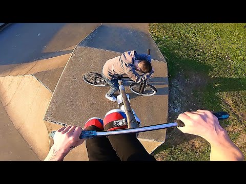 BMX VS SCOOTER!