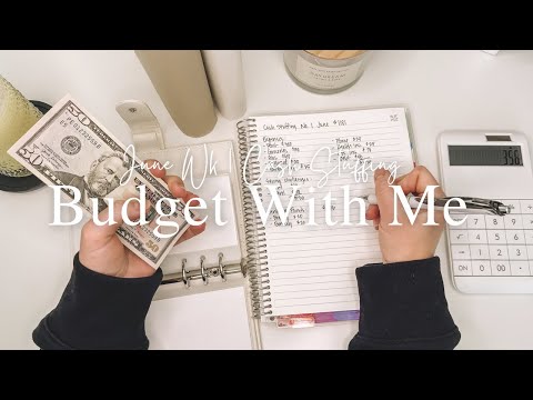 Budget With Me $1181 | June Wk 1 Cash Budget | zero based budget