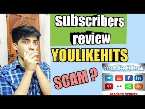 youlikehits review/youlikehits subscribers, folowers,likes /how to get subscribers by youlikehits.