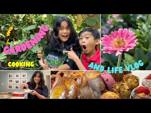 Gardening, Cooking and Life Vlog 🌱🍇🌸  | Living in Los Angeles