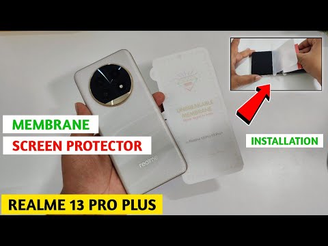 Realme 13 Pro Plus 5g Membrane Screen Protector Installation | Realme 13 Pro Plus Screen Protector