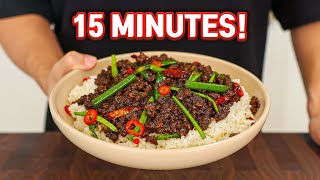 MONGOLIAN GROUND BEEF In 15 Minutes!