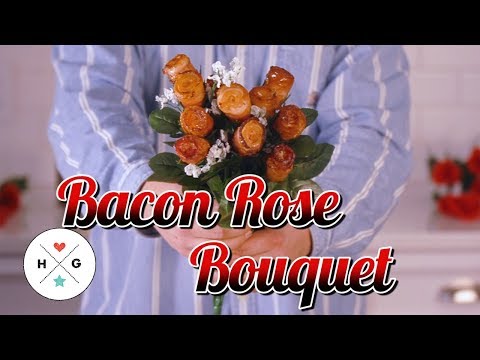 Bacon Rose Bouquet | HG Food | HelloGiggles