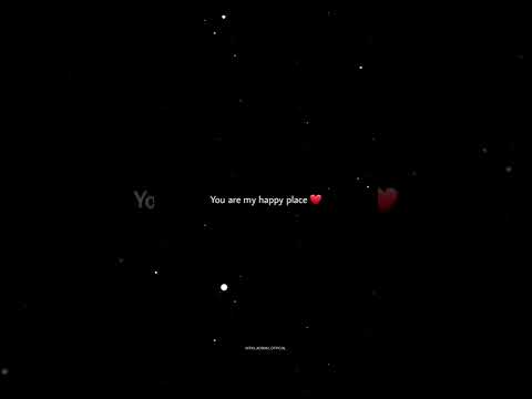 You are my happy place ❤ Instagram black quotes #aesthetic #shorts