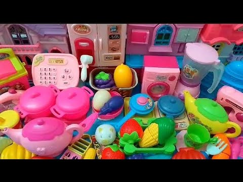 Satisfying Unboxing | Hello kitty funny kitchen Set plastic toys | #asmr 💙