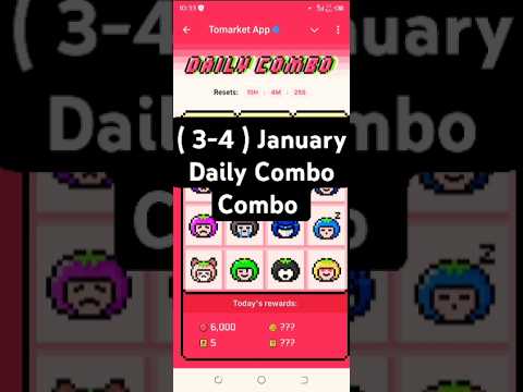 🍅Tomarket Airdrop Combo 3 January || Tomarket Daily Combo Today | Tomarket Secret Combo Today