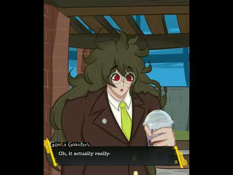 Gonta drinks the Grimace Shake