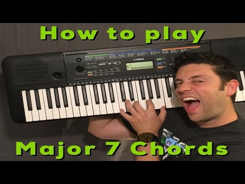 How to Play Major 7 Chords on Piano | For Beginners