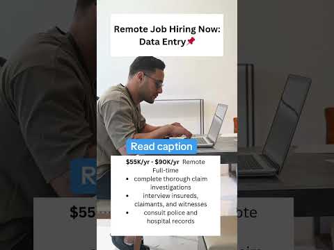 Work from home remote jobs hiring right now (link in bio) #remotejobs #workfromhomejobs #dataentry