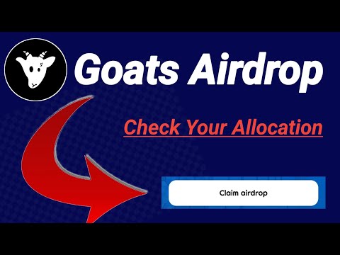 Goats Airdrop Check Your Allocation || Claim Goats Token || Goats Airdrop Withdraw