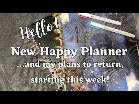 New HAPPY PLANNER for 2022 & My Plans to Re-Energize This Channel!