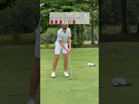 9 Holes of Golf Blindfolded! (Part 2/2) #shorts #golf