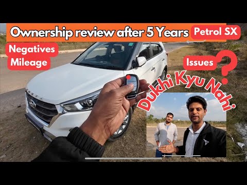 Creta 2019 Facelift Long-term Ownership Review(Petrol Edition) after 5 years| honest review Creta SX