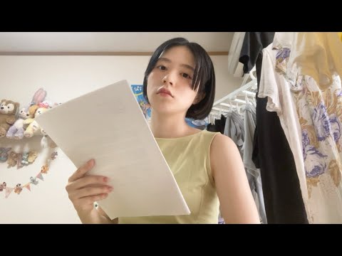 ビザ申請準備の再開と、ニューヘアーVlog✏️📚✂️