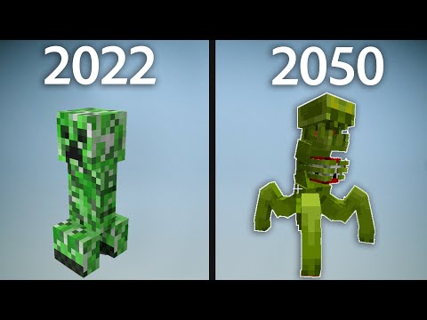 2022 Minecraft mob vs 2050 mob