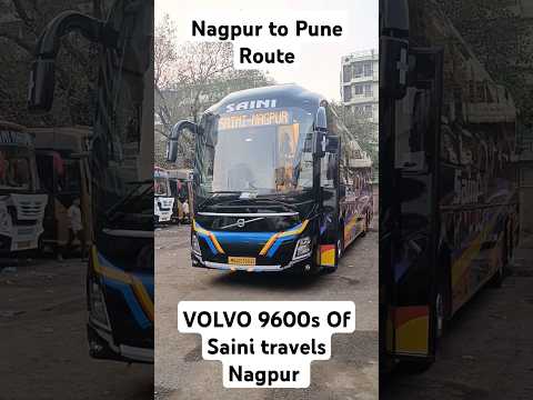 Saini travels Volvo 9600 #volvo #volvo9600 #saini #ytshorts #youtubeshorts #shorts #nagpur #redbus