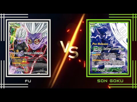 Fu vs Son Goku (King Kai): Set 22 DBS Locals