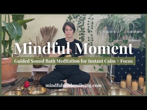 Mindful Moment | Sound Bath Meditation | Breath Connection