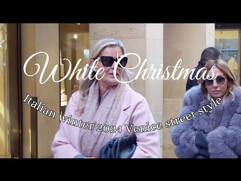 Italian Winter 2024 Street Style, Venice Street Style