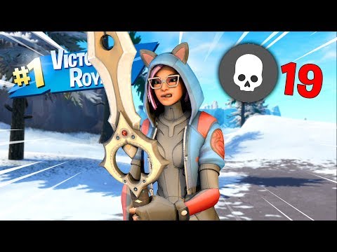 I WENT ON A RAMPAGE WITH THE NEW INFINITY BLADE!! - Fortnite battle royale!