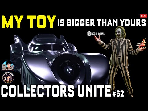 Collectors Unite #62 JAZZINC 1989 BATMOBILE VS TEMU VERSION | HOT TOYS BEETLEJUICE