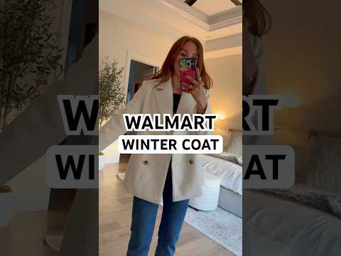 MUST HAVE Walmart Coat Under $50! #walmarthaul #walmartfashion #walmartstyle #fallhaul