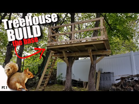 How to build a treehouse Pt. 1 - the treehouse base/platform