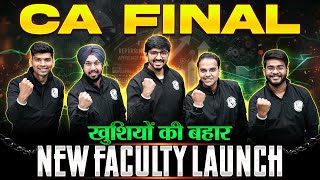 @CAFinalbyPW CA Final Aspirants में खुशियों की बहार🔥🔥 || New Faculty Launch