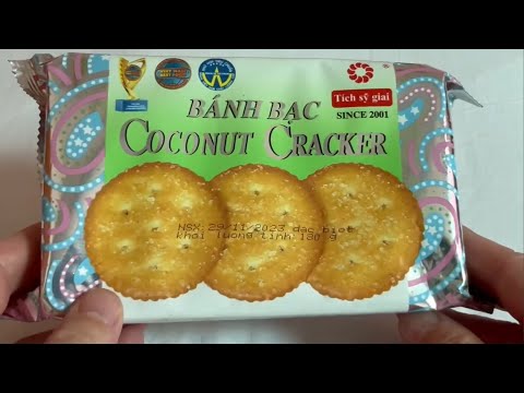 🇻🇳Vietnam BANH BAC coconut  cracker😉