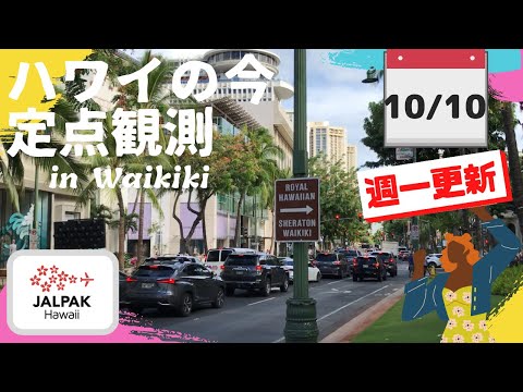 【ハワイの今】ワイキキ定点観測  2023年10月10日