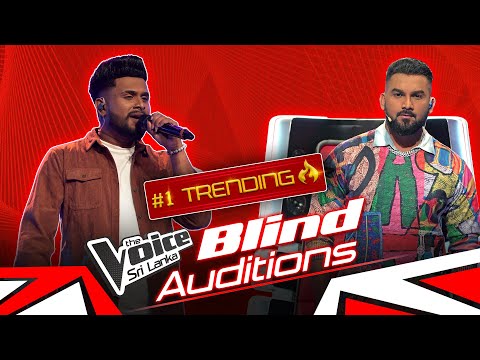 Madushanka Bandara | Sansarini (සංසාරිණී)  |  Blind Auditions | The Voice Sri Lanka