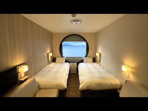 【Japan's Ferry】Kagoshima→Osaka. $200 Private Cabin. 14-hour Pacific Ferry Trip