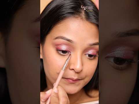 Makeup for *SHAADI*😍Brown skin pink look😱kaisa laga? #wedding #makeuptutorial