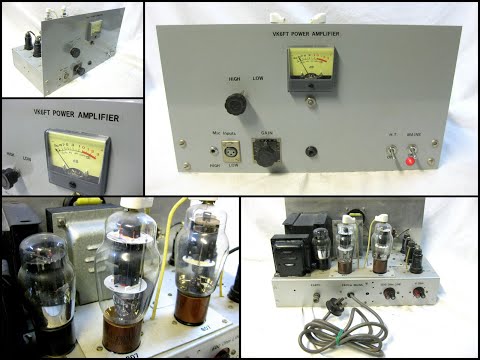 Vintage VK6FT Valve Tube Power Amplifier