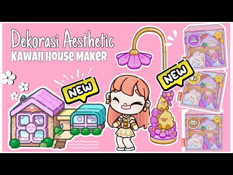 REVIEW DEKORASI AESTHETIC KAWAII HOUSE MAKER ! SEMUA FURNITURE NYA GRATIS #avatarworld #pazu