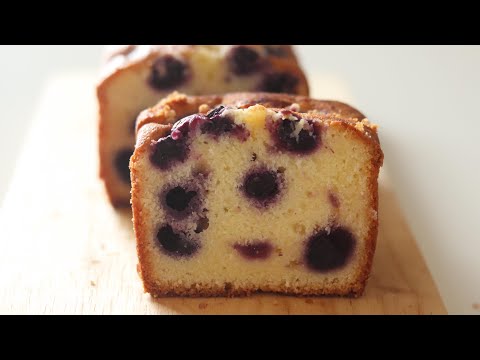 しっとり美味しい♡ ブルーベリーのチーズパウンドケーキの作り方／Blueberry Cheesepundcake recipe