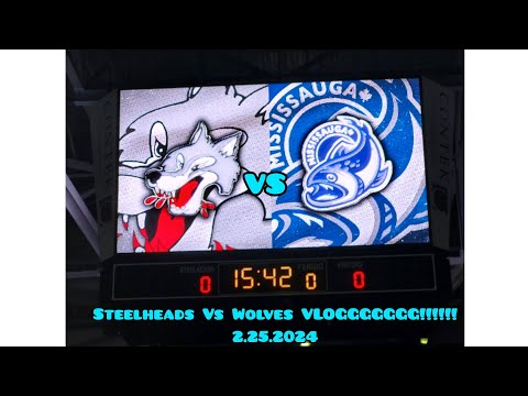 Steelheads Vs Wolves VLOGGGGG!!!!!!!!! February 25 2024 MUST SEE