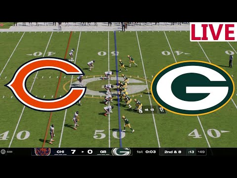 🔴LIVE🔴Chicago Bears vs Green bay Packers / NFL Week 18 /NFL SEASON/Madden NFL 25