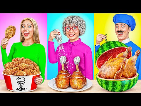 Me vs Grandma Cooking Challenge | Funny Food Challenges by Multi DO