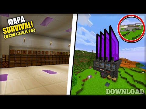 DOWNLOAD MAPA SURVIVAL COM SALA DE BAÚS AUTO, FARM DE OURO E ITENS OPS - MOSTRANDO MAPAS #17