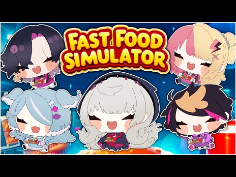 FAST FOOD SIMULATOR WITH FRIENDS !! ~ hell's kitchen starts【NIJISANJI EN | Reimu Endou】