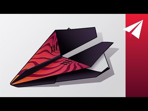 Amazing X-Wing Paper Airplane with Four Wings — How to Fold Falcon X