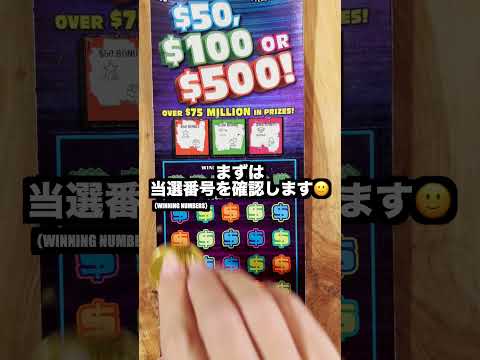 【アメリカ生活】当選確率の高い宝くじを買ってみた！　#shorts