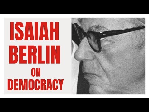 ISAIAH BERLIN ON DEMOCRACY | What advice would he give us in 2020? #liberalism #pluralism #political