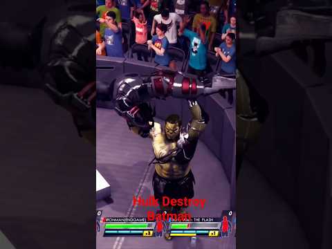 Hell for Batman Hulk Destroy Batman WWE wwe2k23 match #romanreign #wwe