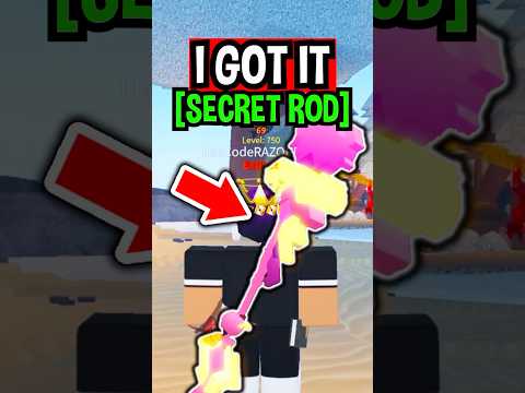 I Got SECRET ROD in Roblox Fisch..