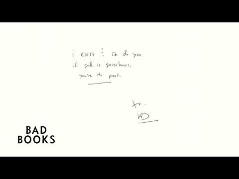 Bad Books - I Wrote It Down For You