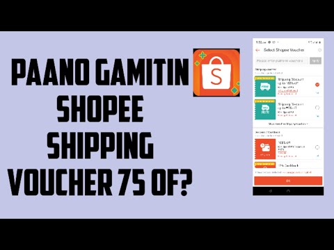 Paano mag order shopee gamit ang 75 shipping discount?#howtoordershopee#freeshippingvouchershopee