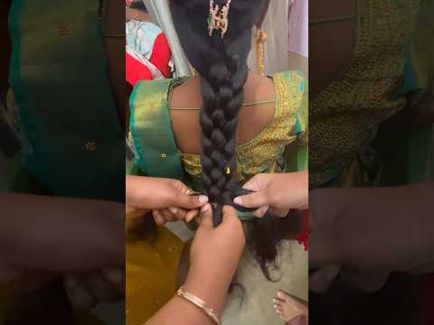 Hair Styles In My Wedding! #telugushorts #trending #hairstyles #weddingvibes #haircare